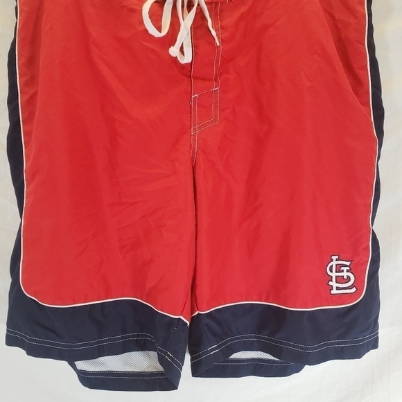 MLB Genuine Merchandise St. Louis Cardinals Mens XXL Lined Swim Trunks Shorts - Picture 2 of 7
